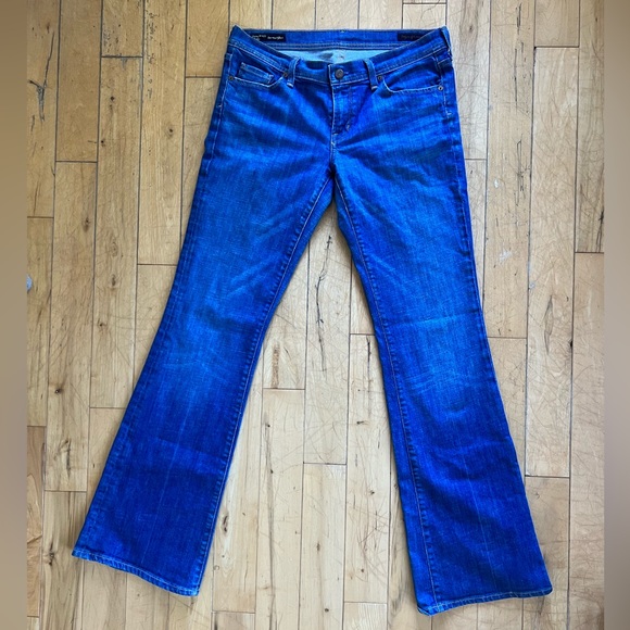 7 for All Mankind A Pocket jeans, size 25, long length, EUC